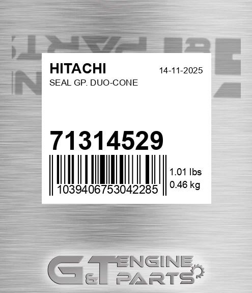 71314529 Seal Gp. Duo-cone