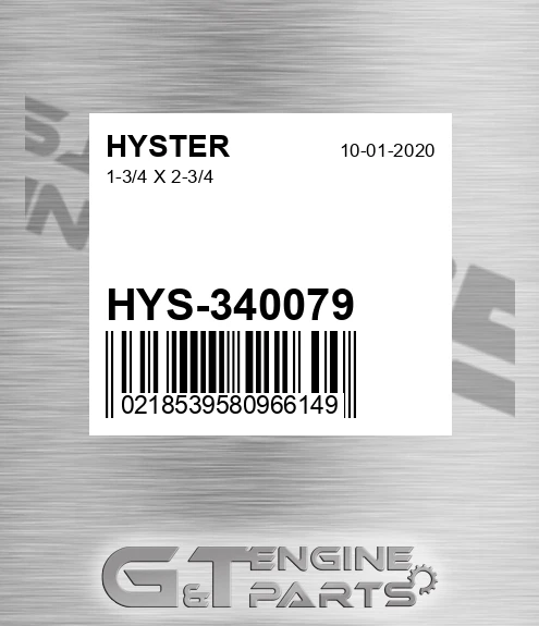 HYS-340079 1-3/4 X 2-3/4