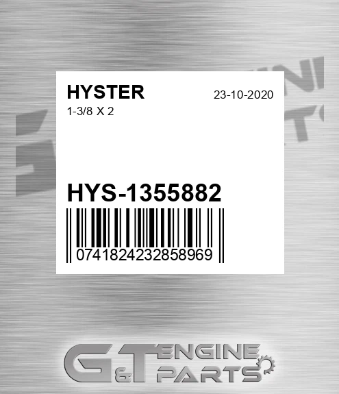 HYS-1355882 1-3/8 X 2