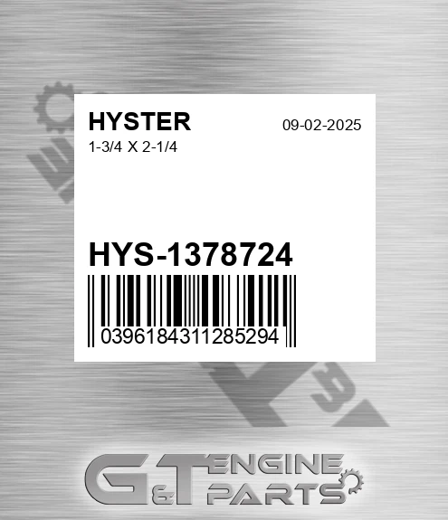 HYS-1378724 1-3/4 X 2-1/4