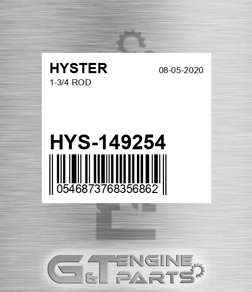 HYS-149254 1-3/4 Rod