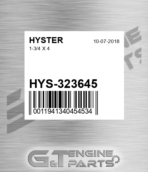 HYS-323645 1-3/4 X 4