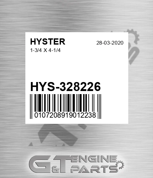 HYS-328226 1-3/4 X 4-1/4