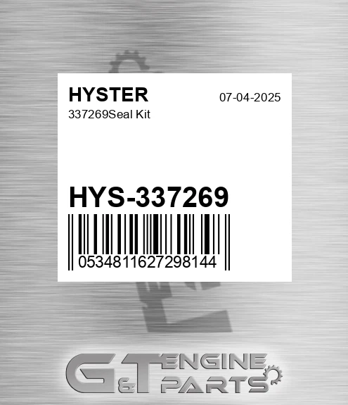 HYS-337269 337269seal Kit