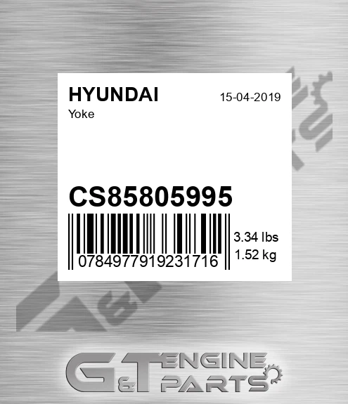 CS85805995 Yoke