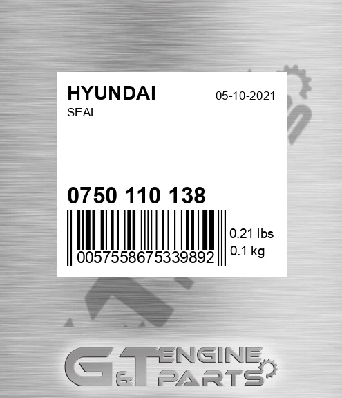 0750110138 Seal