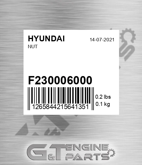 F230006000 Nut