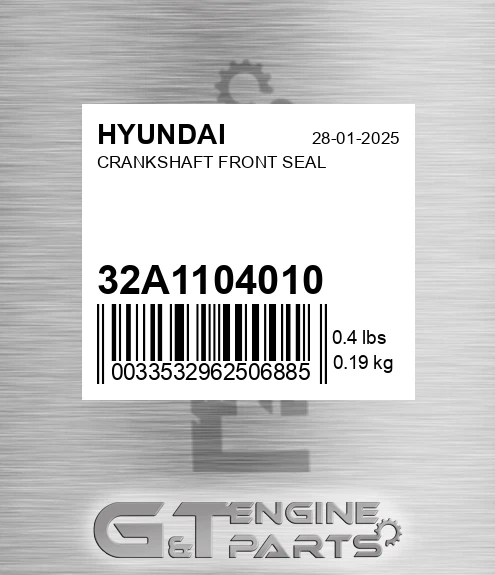 32A1104010 Crankshaft Front Seal
