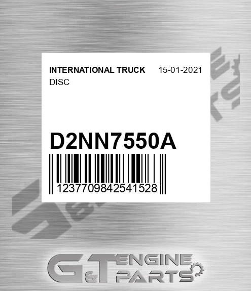 D2NN7550A Disc