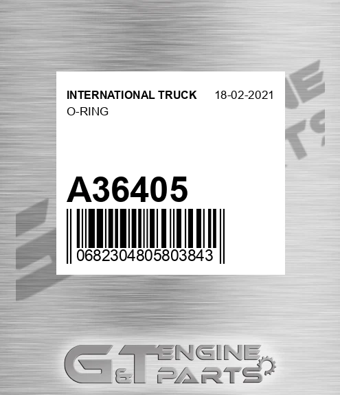 A36405 INTERNATIONAL TRUCK O-ring