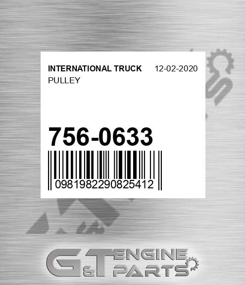 756-0633 Pulley