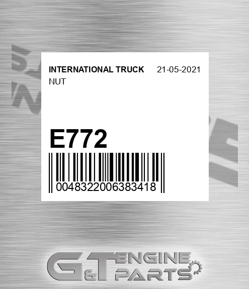 E772 INTERNATIONAL TRUCK Nut