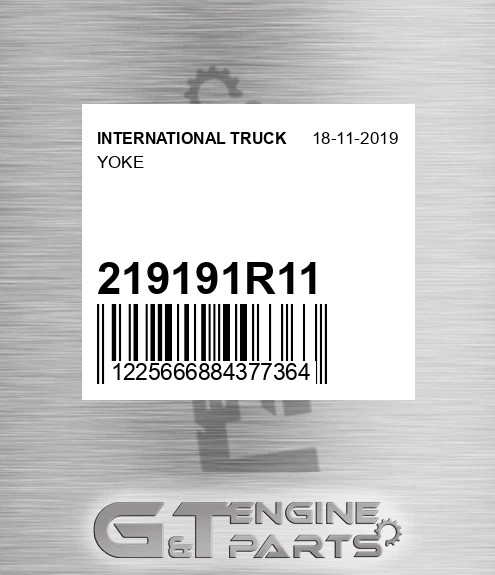219191R11 Yoke