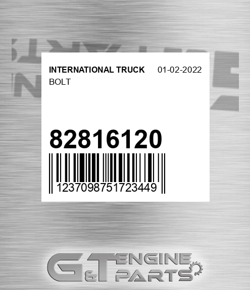828-16120 Bolt