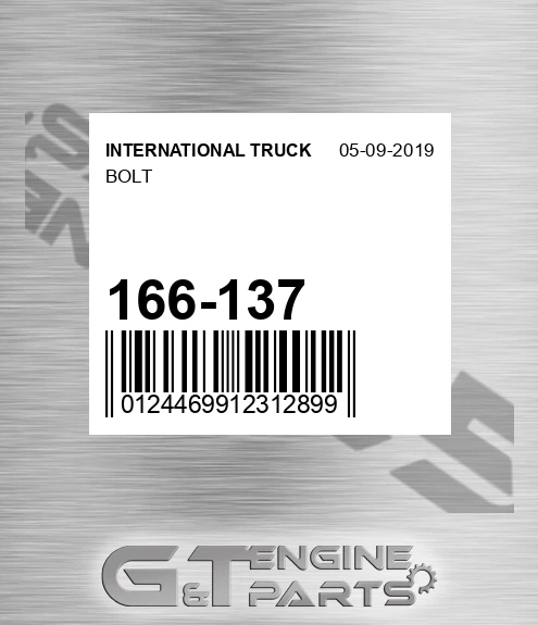 166-137 Bolt