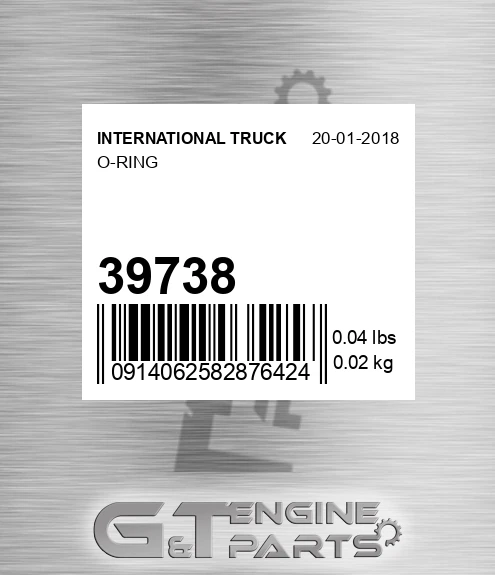 39738 O-ring