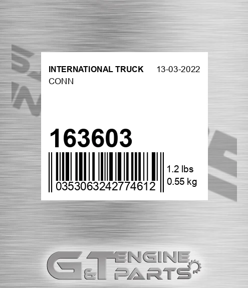 163603 Conn for INTERNATIONAL TRUCK
