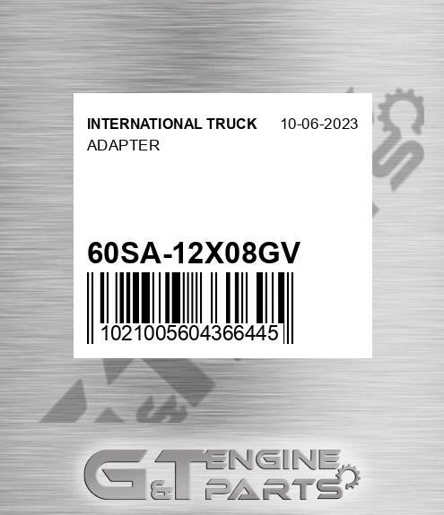 60SA-12X08GV Adapter