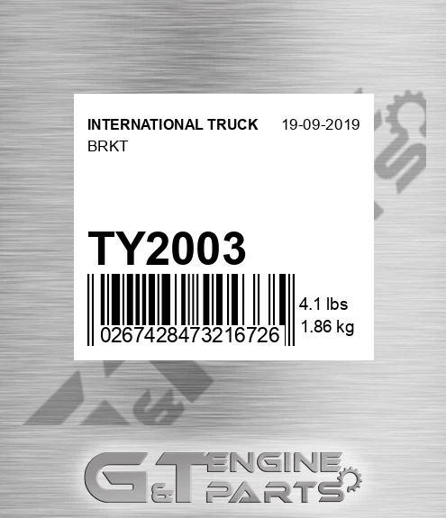 TY2003 INTERNATIONAL TRUCK Brkt