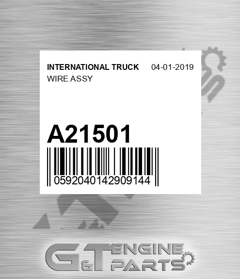A21501 Wire Assy