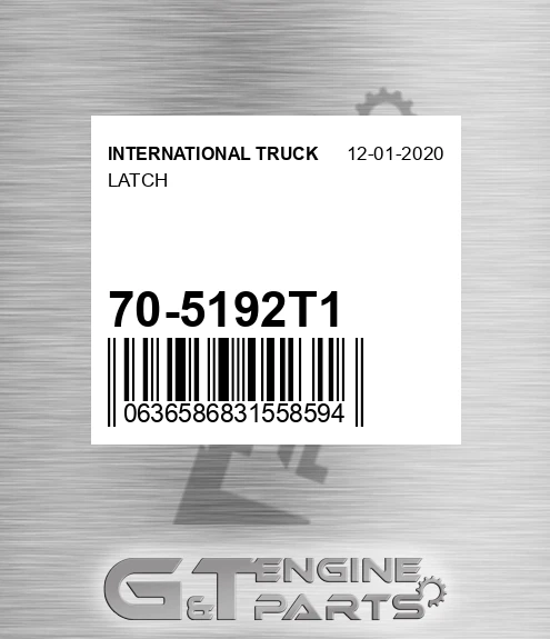 70-5192T1 Latch