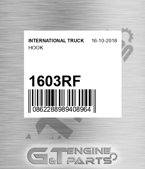 1603RF INTERNATIONAL TRUCK Hook
