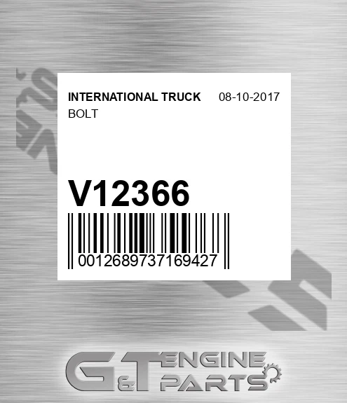 V12366 Bolt