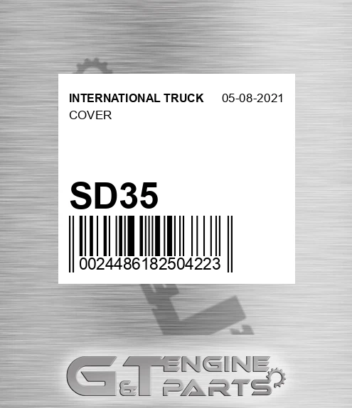 SD35 INTERNATIONAL TRUCK Cover