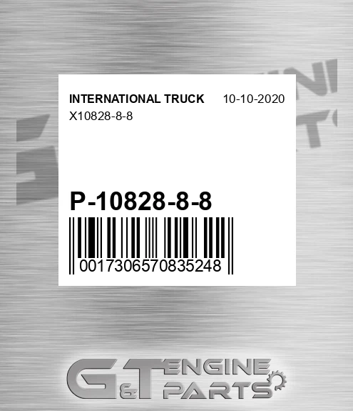 P-10828-8-8 X10828-8-8