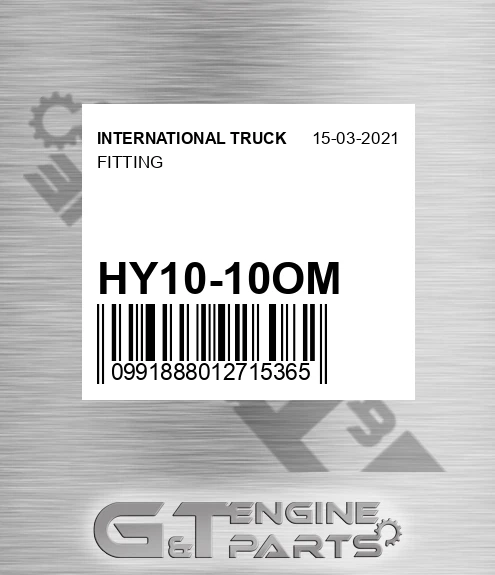 HY10-10OM Fitting