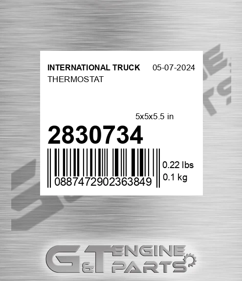 2830734 Thermostat