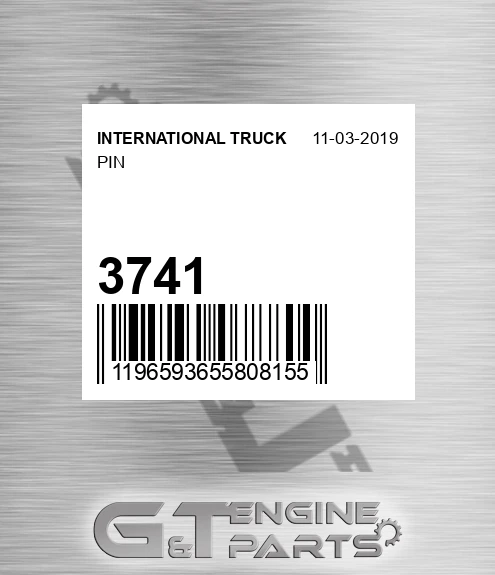 3741 INTERNATIONAL TRUCK Pin