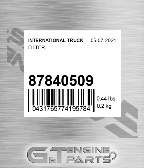 87840509 Filter