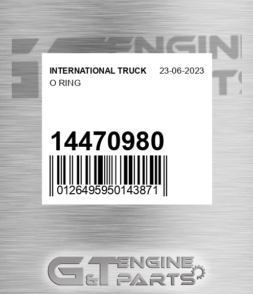 14470980 INTERNATIONAL TRUCK O Ring
