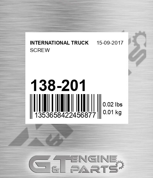138201 Screw