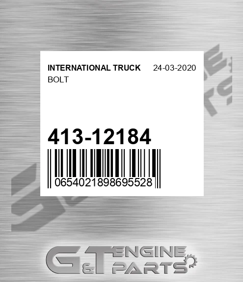 413-12184 Bolt