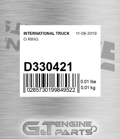D330421 O Ring