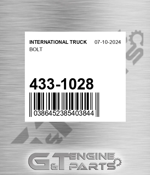 433-1028 Bolt
