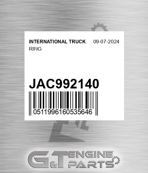 JAC992140 INTERNATIONAL TRUCK Ring