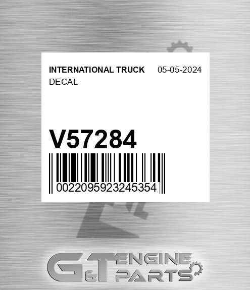 V57284 Decal