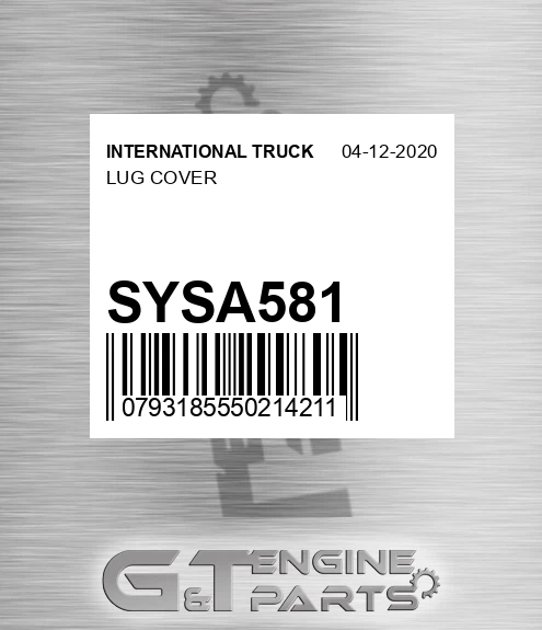 SYSA581 Lug Cover