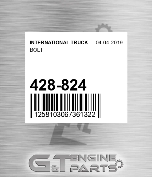 428-824 Bolt