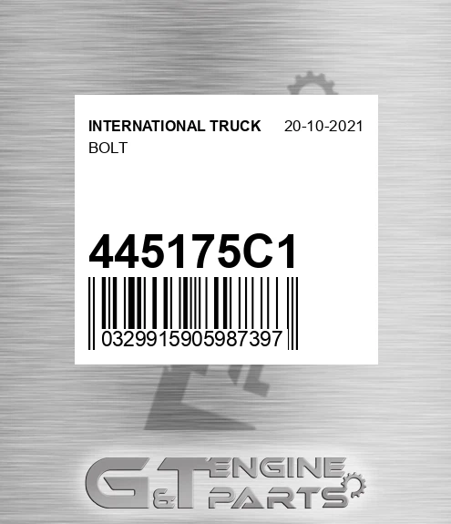 445175C1 Bolt