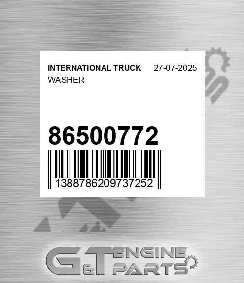 86500772 Washer