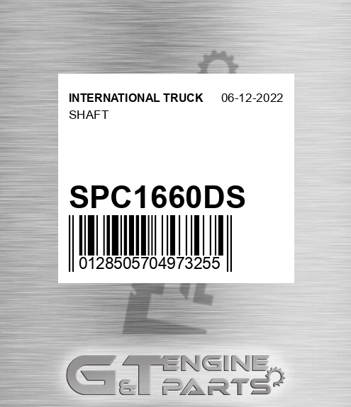 SPC1660DS Shaft