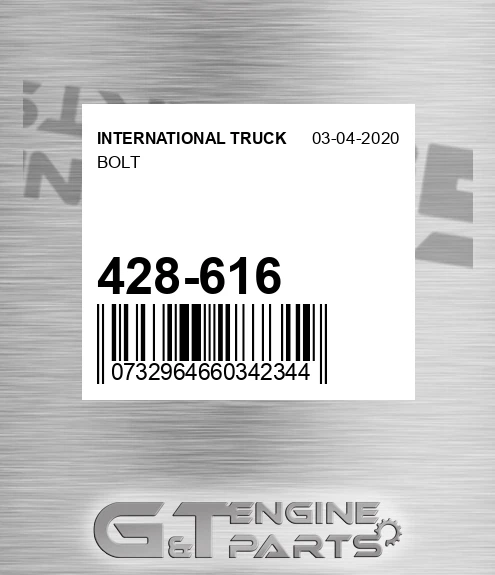 428-616 Bolt