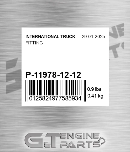 P-11978-12-12 Fitting for INTERNATIONAL TRUCK