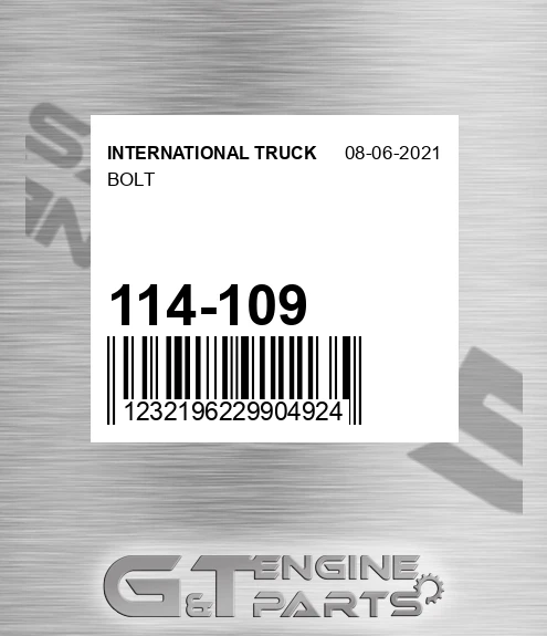 114109 Bolt for INTERNATIONAL TRUCK