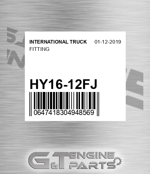 HY16-12FJ Fitting