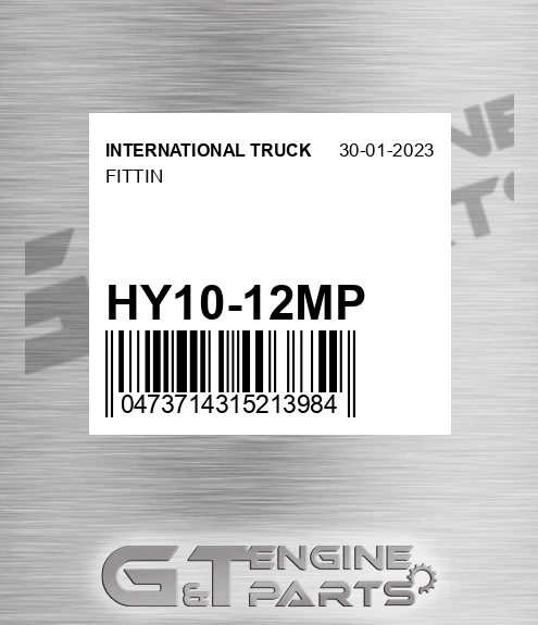 HY10-12MP Fittin